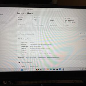 ASUS Laptop with Black and Gray Design